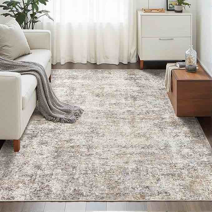 LOVORAL area Rug Brown Grey