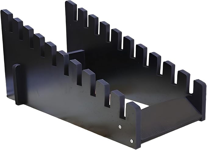 Tile Sample Display Stand, 10-tier Plate Display Tile Sample Storage Rack, Wooden Floor Sample Holder and Standing Slotted Flooring Display Shelf in Exhibition Halls (23.2*11*12.2in) (set of 2)