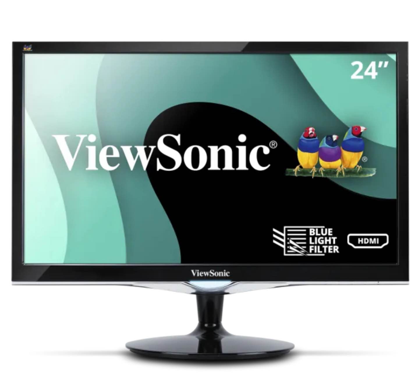ViewSonic - VX2452MH 24" LCD FHD Gaming Monitor (DisplayPort VGA, HDMI, DVI) - Black