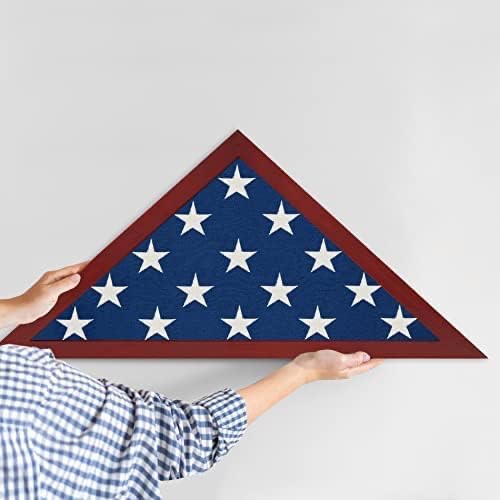 Folded Flag Display Case (similar to stock photo)(color may vary)