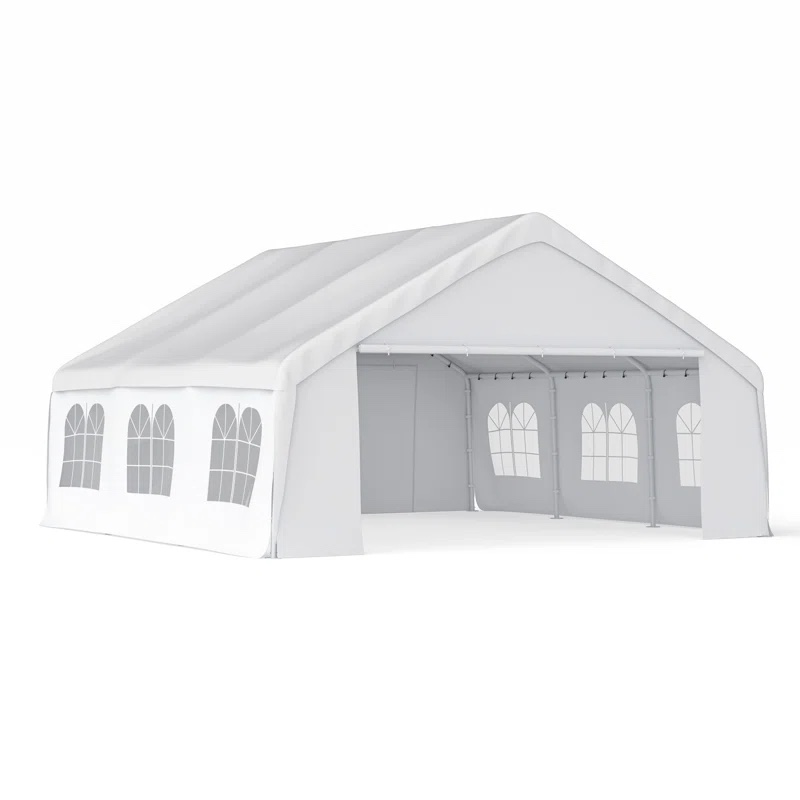 20 Ft. W x 20 Ft. D Steel Party Tent (incomplete 1 box only)