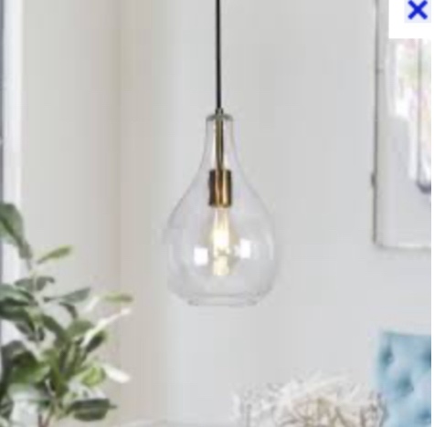  Alvin 1-Light Mini Brass Modern Pendant Light Fixtures