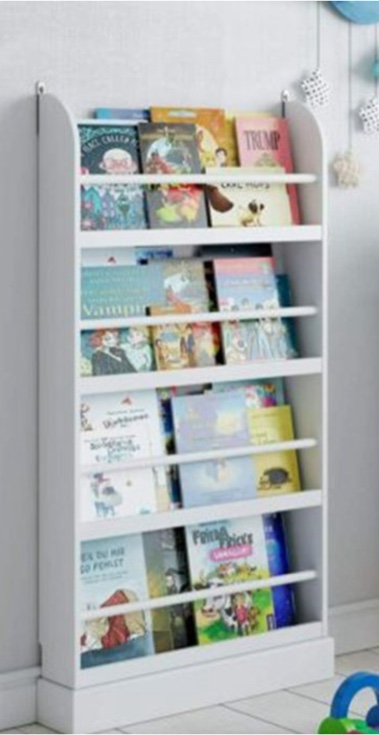  Bockiaro 43.3? H x 22.8? W Standard Bookcase, White