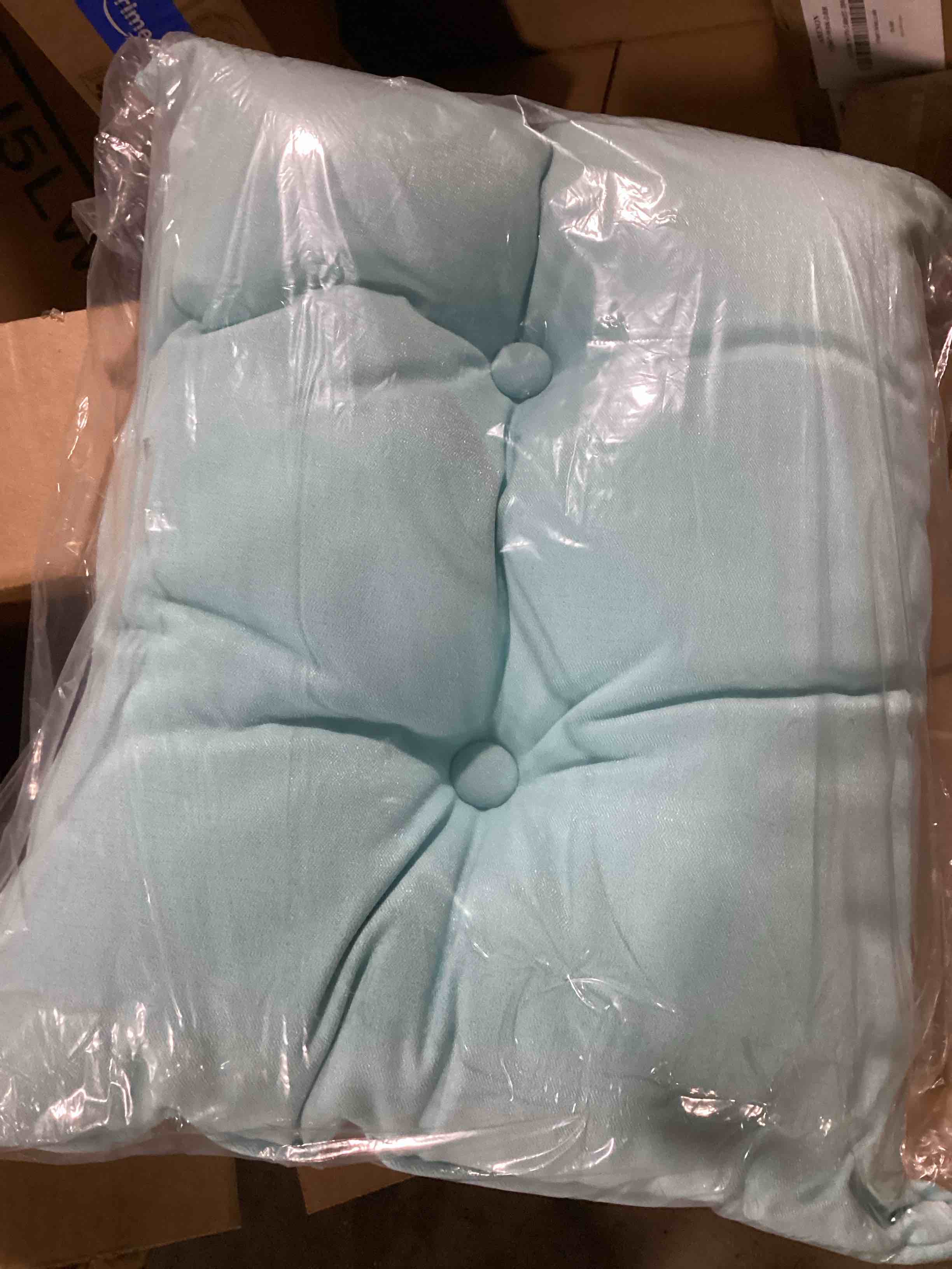 Sunbrella Canvas Cushion blue small 