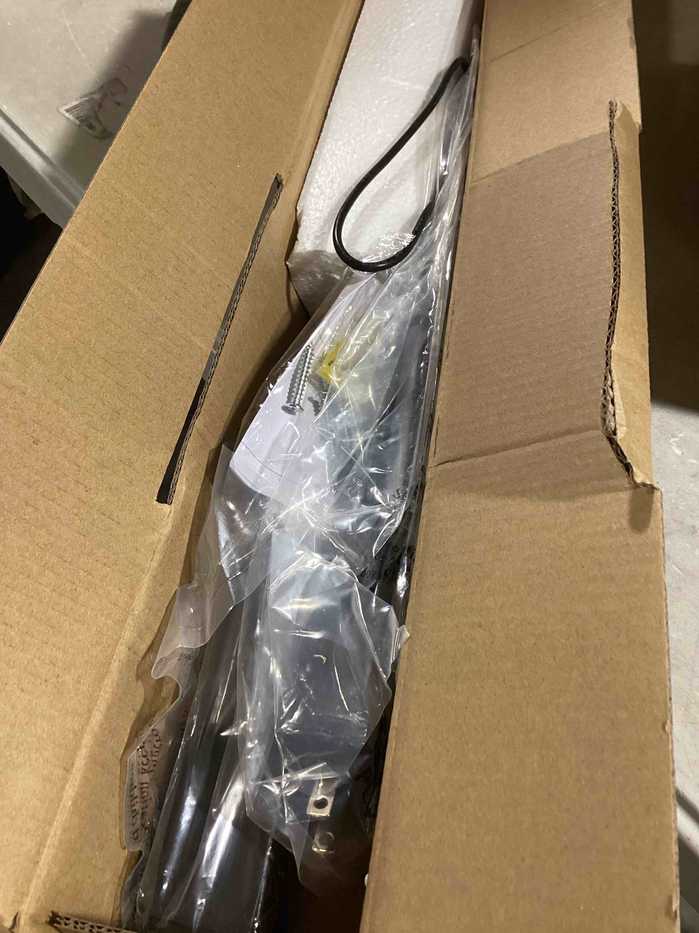 Aipsun 31.5inch Long Strip Modern Outdoor Wall Light Fixture, Black