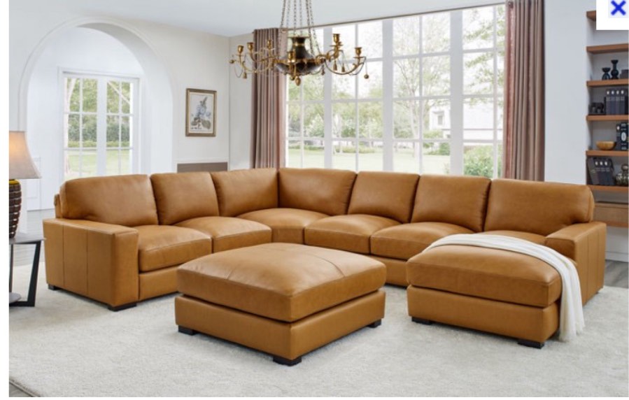  5 - Piece Upholstered Sectional D8517 - A (Armless chair only) 