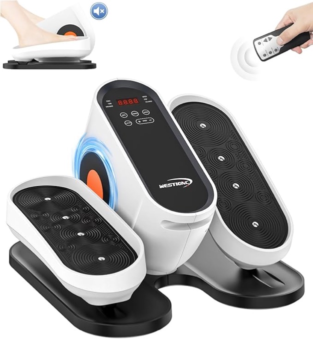 Under Desk Ellipticals Electric or Magnetic Control, Leg Ercise Pro, Leg Exerciser While Sitting, Suitable for The Old and Young Leg Ercise, Home Use Seated Ellipse Leg Exerciser Similar 