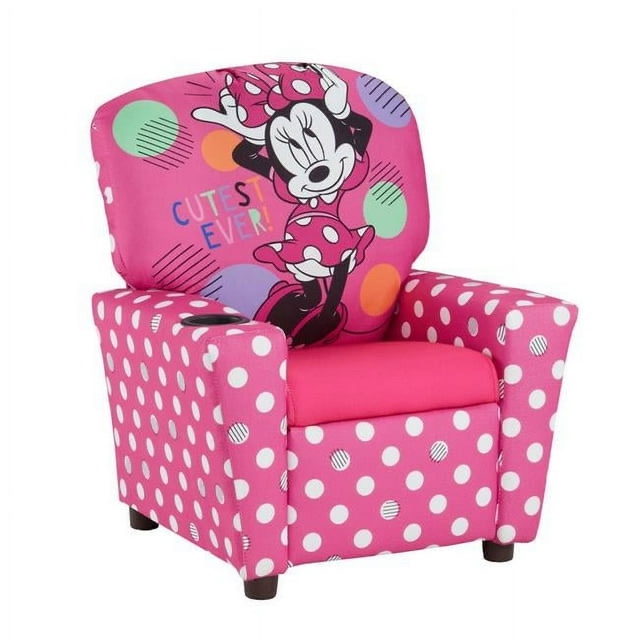 Magnolia Kids Commerce 1305MM Disney Minnie Mouse Cup Holder Recliner