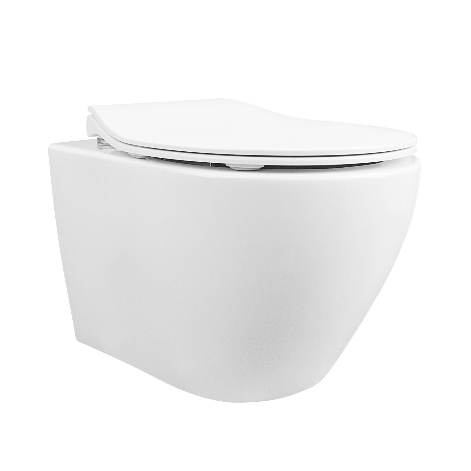 LIBERTY Wall-Hung Elongated Toilet, 1.1/1.6GPF Dual-Flush