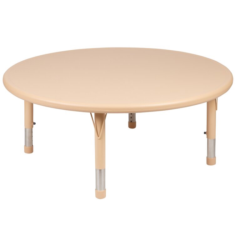 Goddard Round Plastic Height Adjustable Activity Table