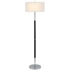Camden&Wells - Simone Floor Lamp - Matte Black/Polished Nickel