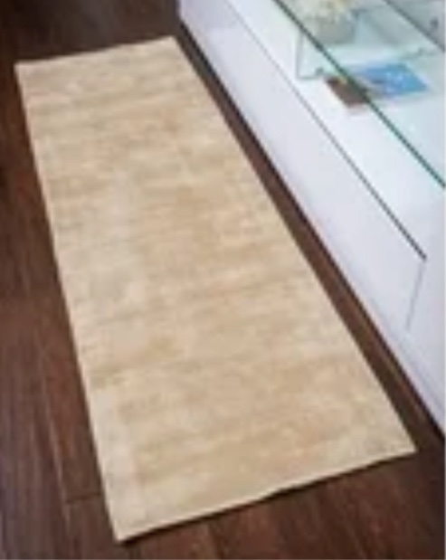 Collection Indoor 100% Tencel Yarn, 24" x 72" Runner, Natural