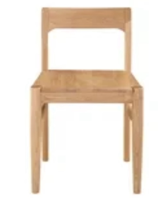 Owing Dining Chair Oak Brown Set of 2