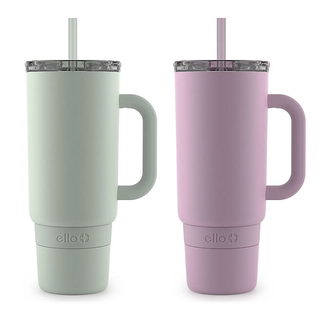 Ello Port 40-oz. Stainless Steel Tumbler with Handle, 2 pk.