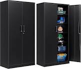 71 Inch Outside Handle Lock File Cabinet Garage Storage Cabinet