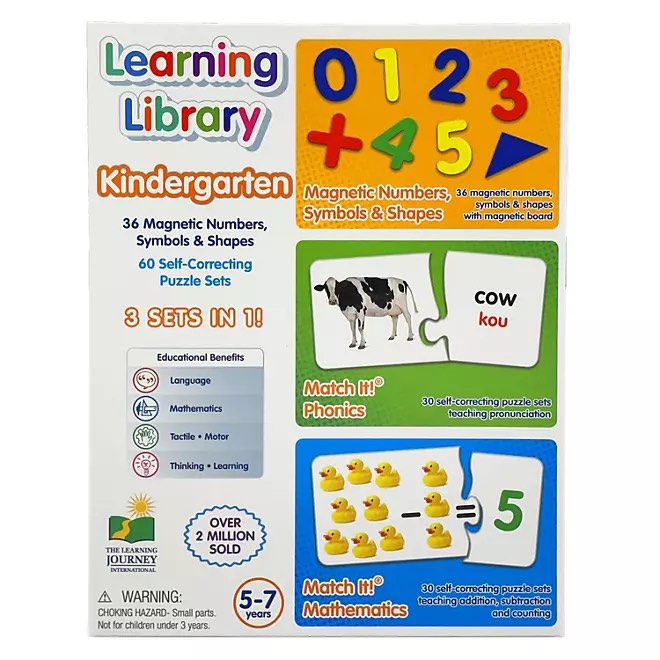 Learning Library Kindergarten Activity Puzzle Set, 98 Piece