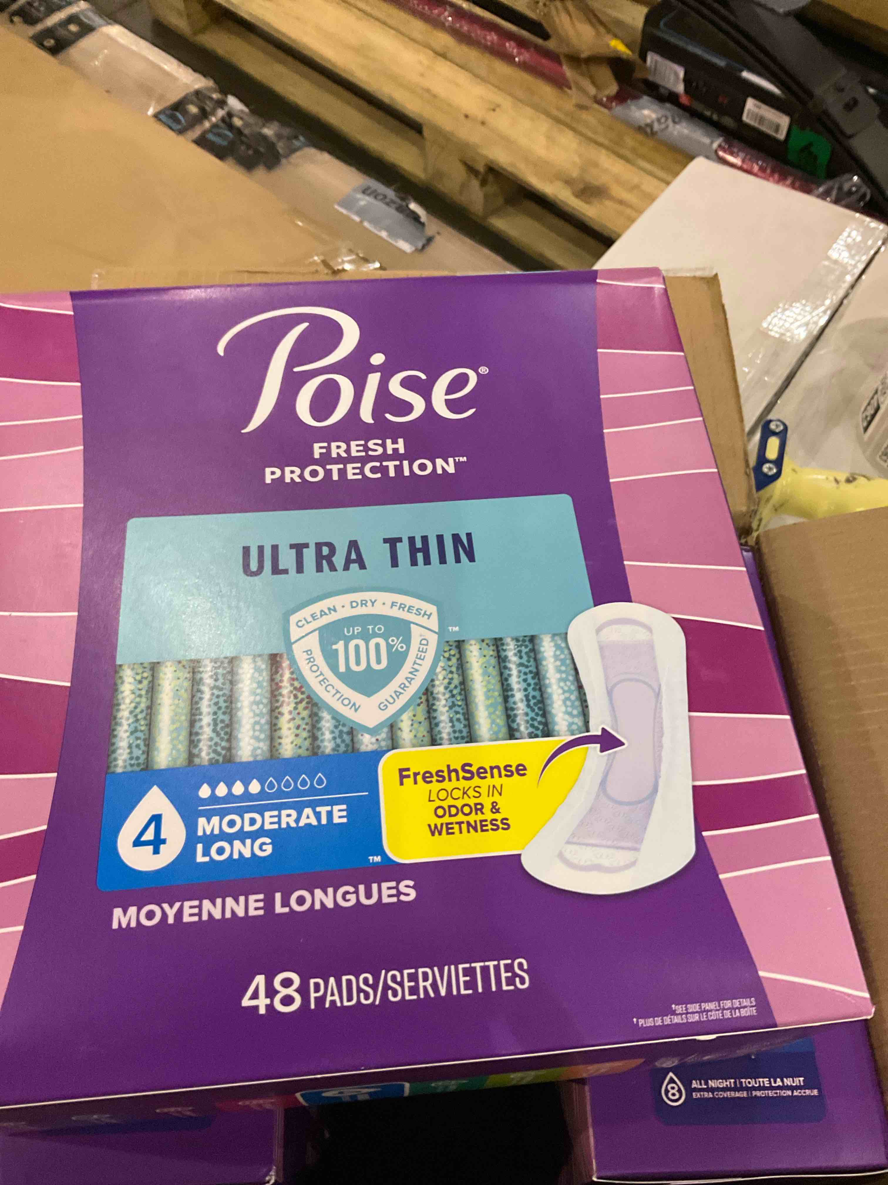 Poise 48 Pads(3box)