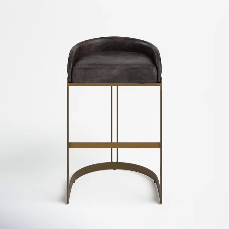 Bradley Genuine Leather Bar & Counter Stool