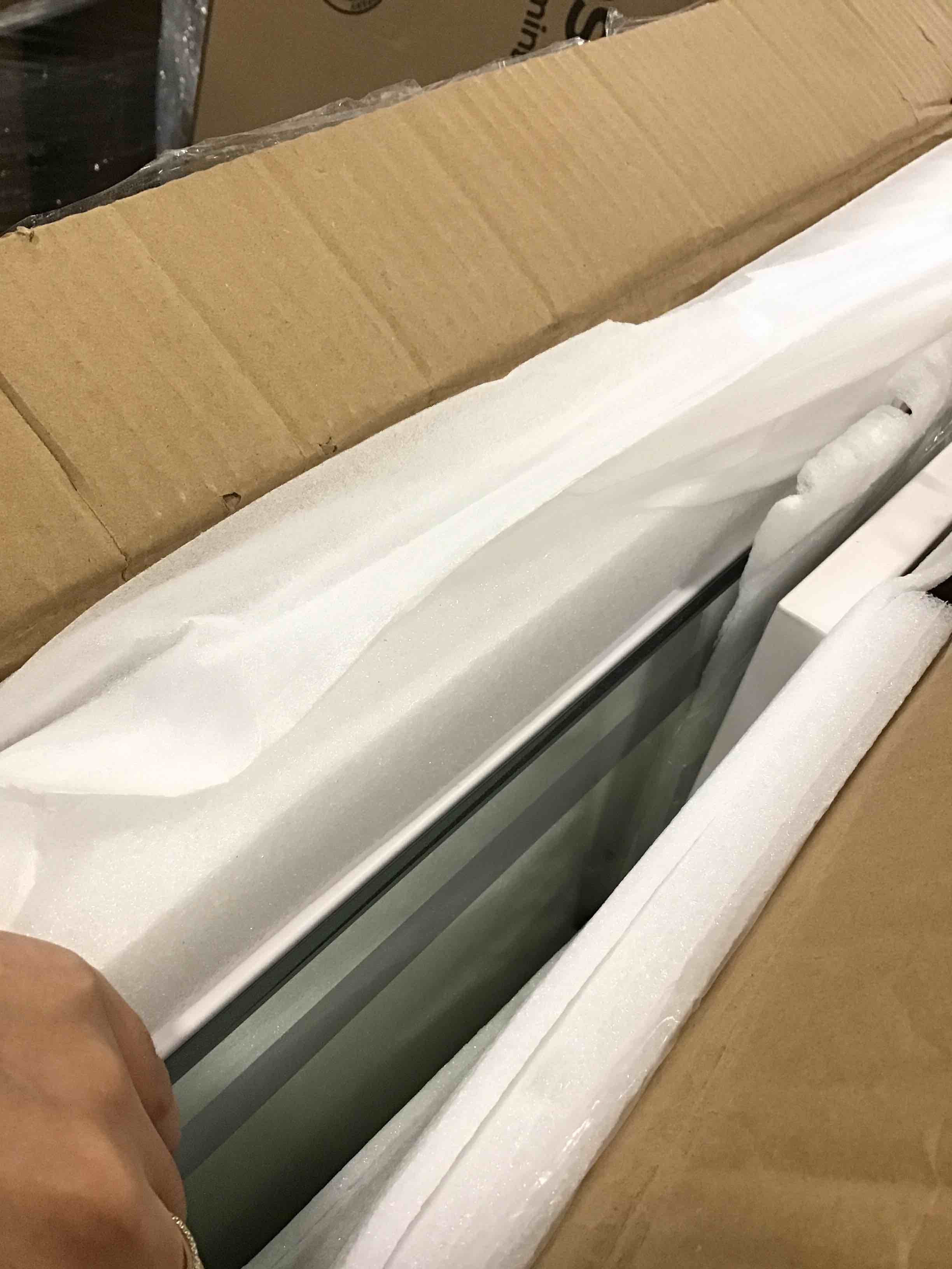 Hasipu Vanity Mirror with Lights, 40" x 30" LED Makeup Mirror, Lighted