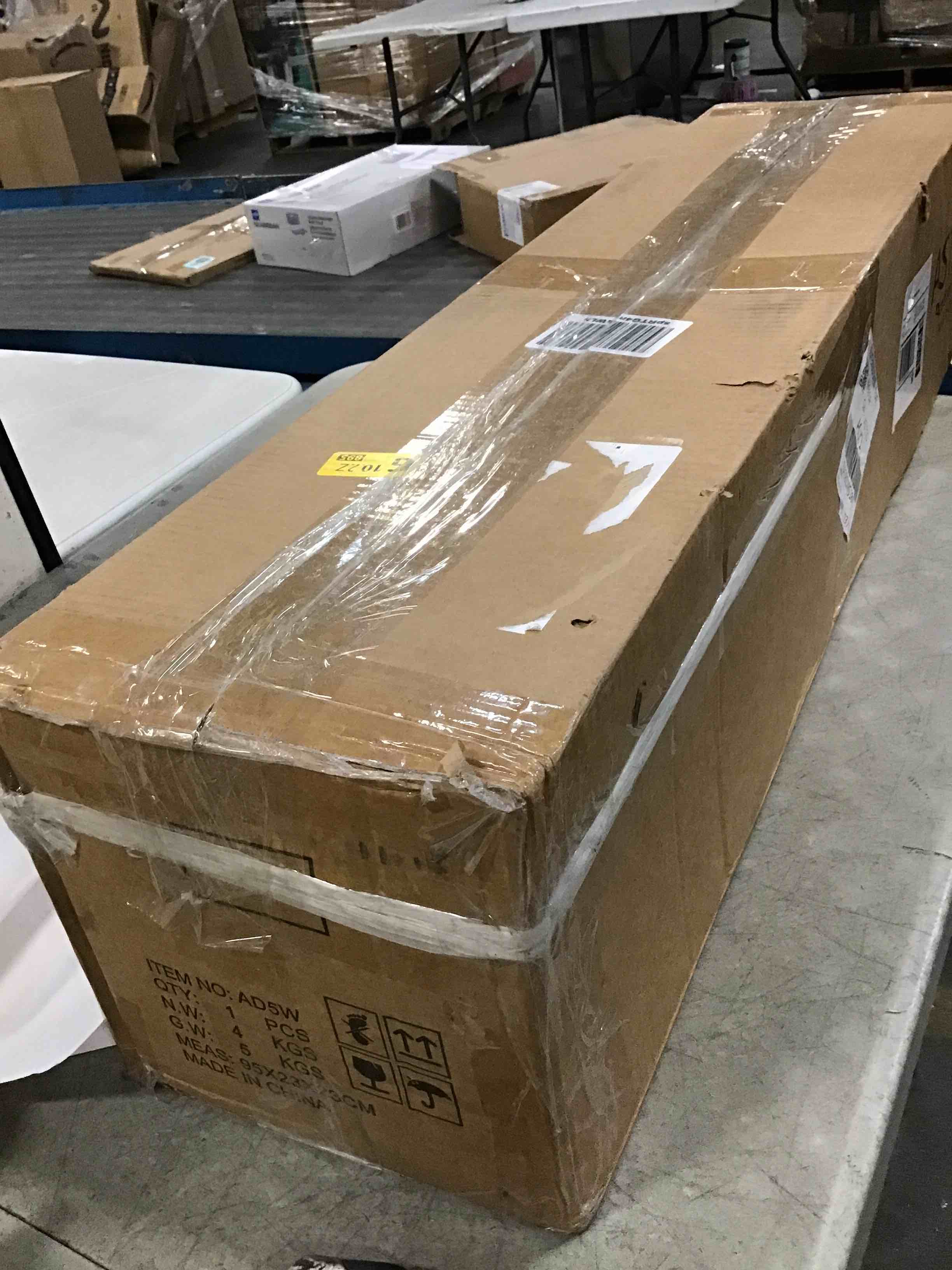 Artificial Dracaena Tree 5FT Faux Tree with White Tall Planter Fake