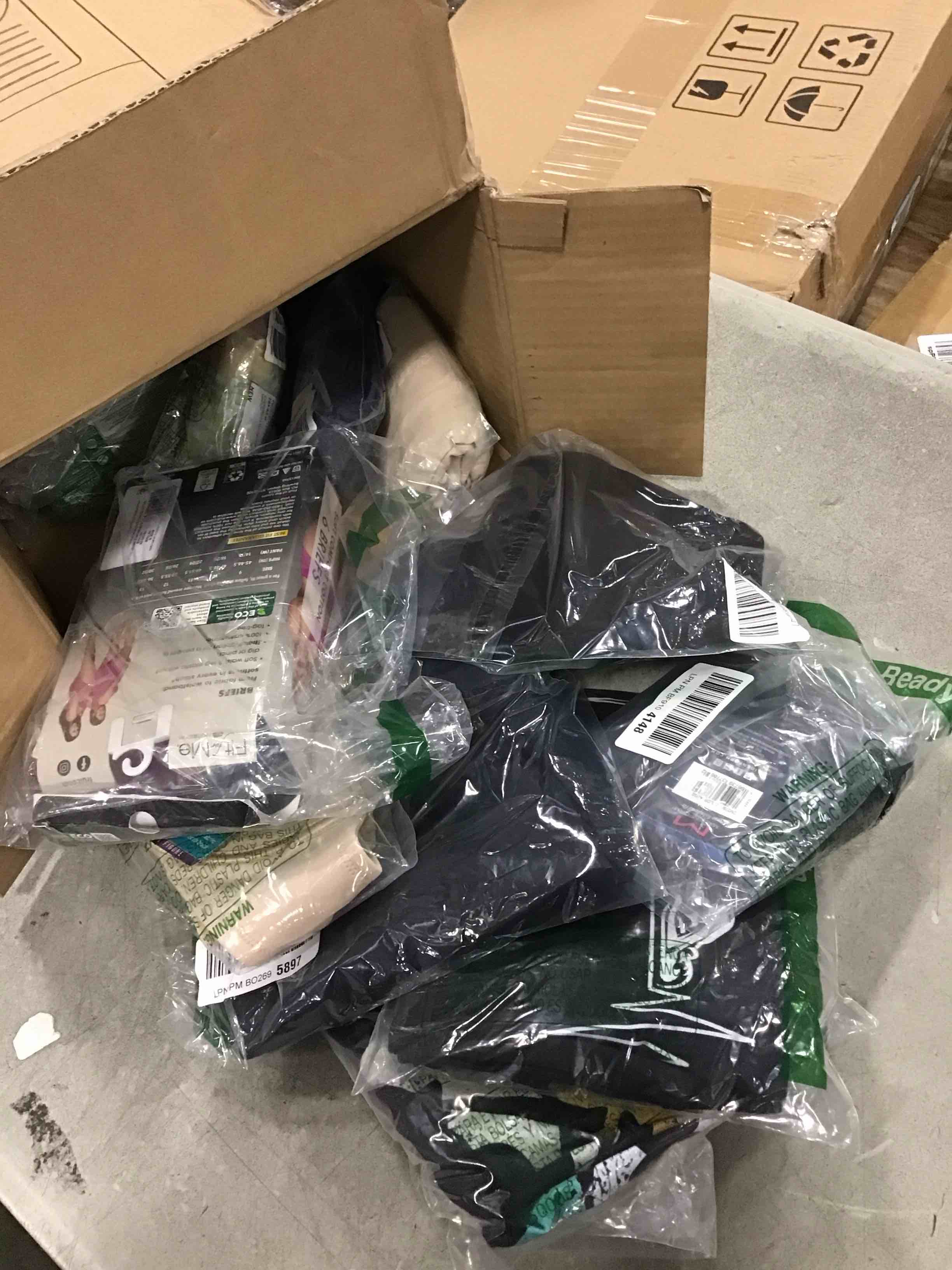 Assorted of Variety of Clothing, May include items for Women, Men or Children (Sizes, Styles, Colors and Brands may vary)