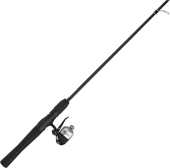 Zebco 33 Spincast Reel and 2-Piece Fishing Rod Combo, Comfortable EVA Handle, Quickset Anti-Reverse Fishing Reel with Bite Alert 5 Foot - Micro Triggerspin Rod Reel Combo