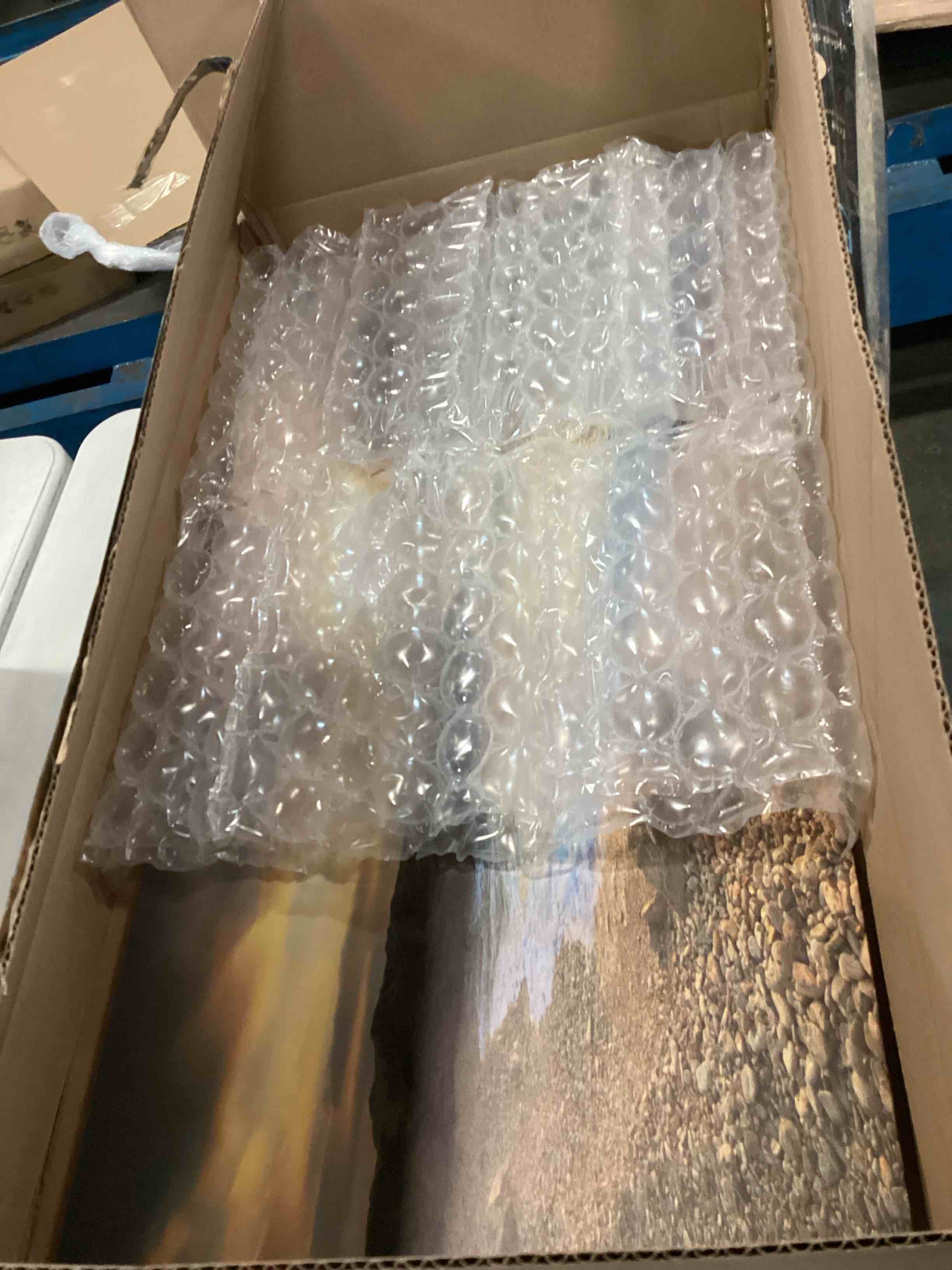 Canvas wall art Sunset Beach Blue Waves Ocean Art Large Modern Artwork