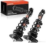 A-Premium Rear Pair (2) Complete Strut & Coil Spring Assembly Compatible with Mini Cooper 2007-2015 Driver and Passenger Side, FWD, Replace# 1345820L 1345820R Rear Side