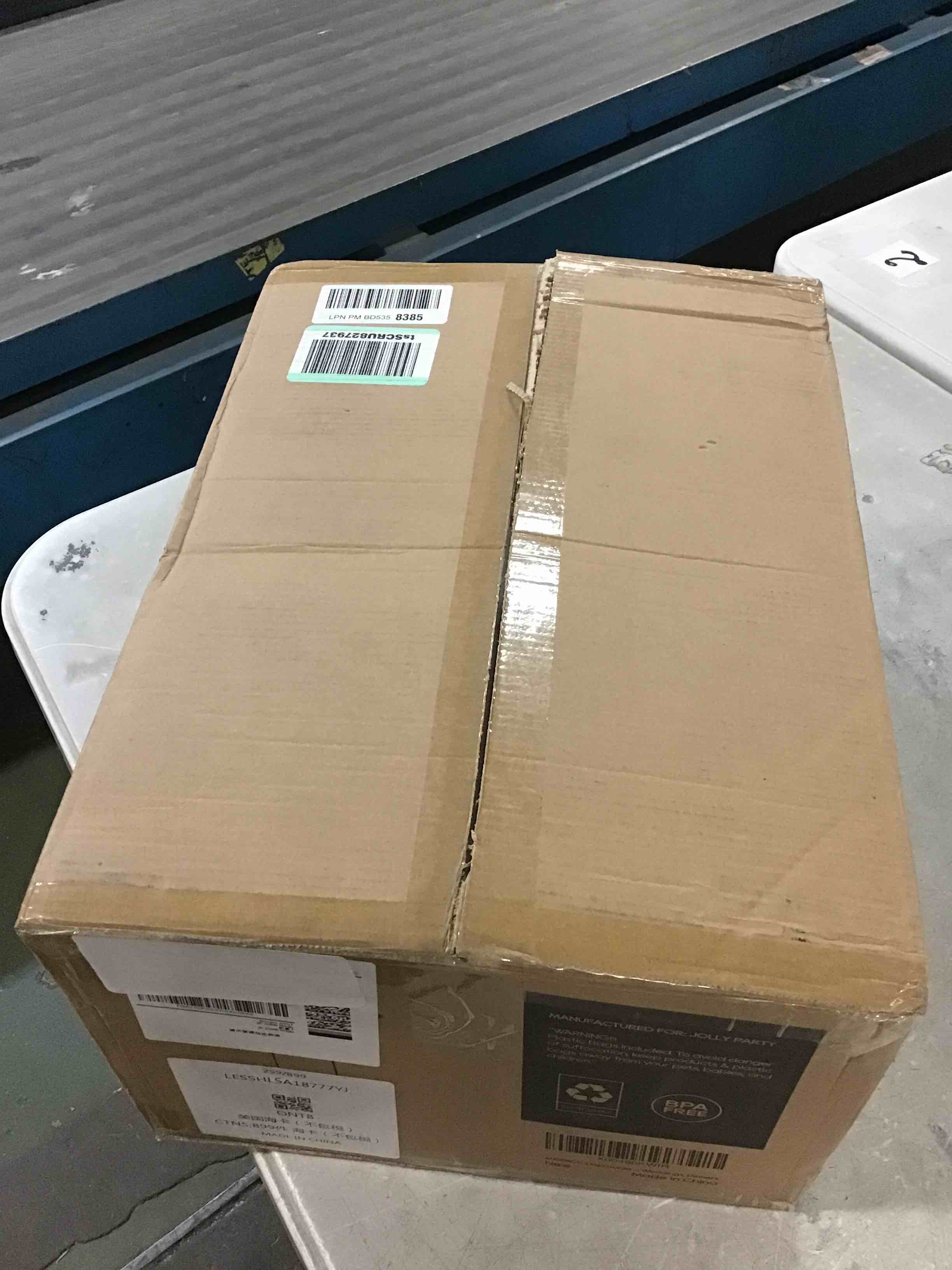 jolly party napkins premium quality 8.5x4 folded 12x17 unfolded 600 pack