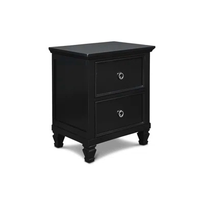 Arnedo 2 - Drawer Solid Wood Nightstand