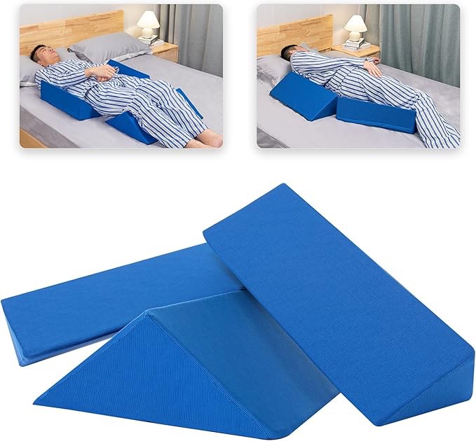 Fanwer 3 in 1 Wedge Pillow Set for After Surgery Position Wedge Pillow Bed Wedges & Body positioners for Leg Elevation, Sciatica, Pregnancy, Back, Leg and Knee Pain Relief?L?