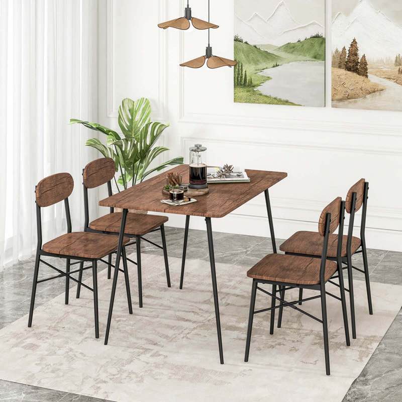 Wiljo Rectangular 28'' L x 43'' W Restaurant Dining Set