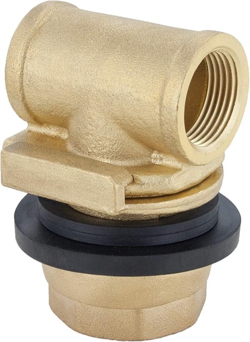 H2O PRO Pitless Adapter for Submersible Well Pump (Fits Well Casing Sizes 4"-8") Discharge Pipe 1", Casing Hole 1-3/4", Model 148106