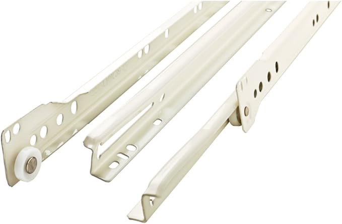 Liberty D68818C-W-TS 18-Inch Bottom Mount Drawer Slide,White White 18 Inch