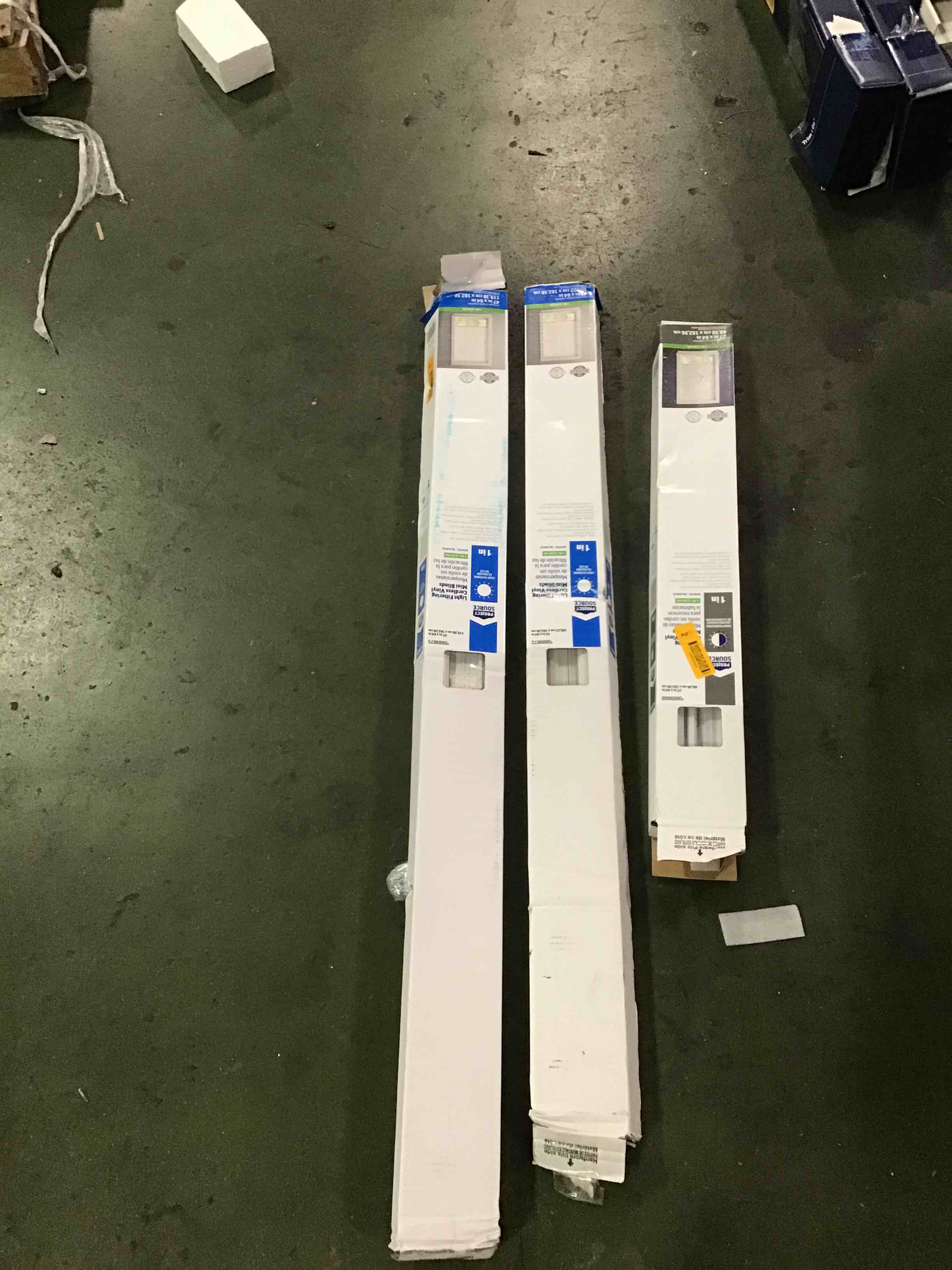 Assorted Lot of Window Blinds (Standard, Cordless, Faux Wood, Roller Shades, etc.)