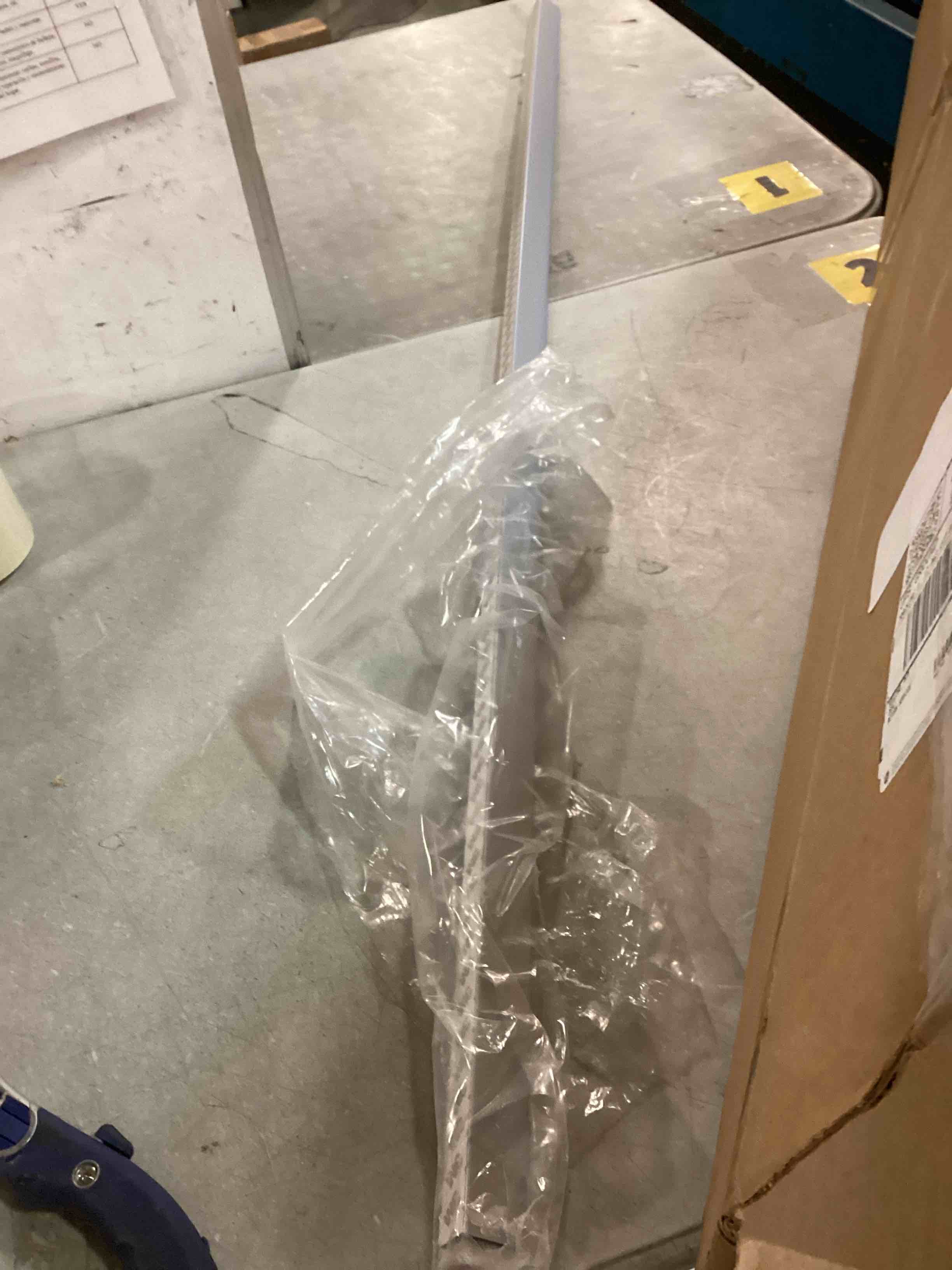 Condition photo showing Good Condition for Keego 100% Blackout PVC Light Blockers for Window Shades and Blinds - Block Light Along The Sides of Blackout Blinds Great for Bedroom Nursery, Light Blocking Strips (Silvery Grey, 58.5", 2pcs)