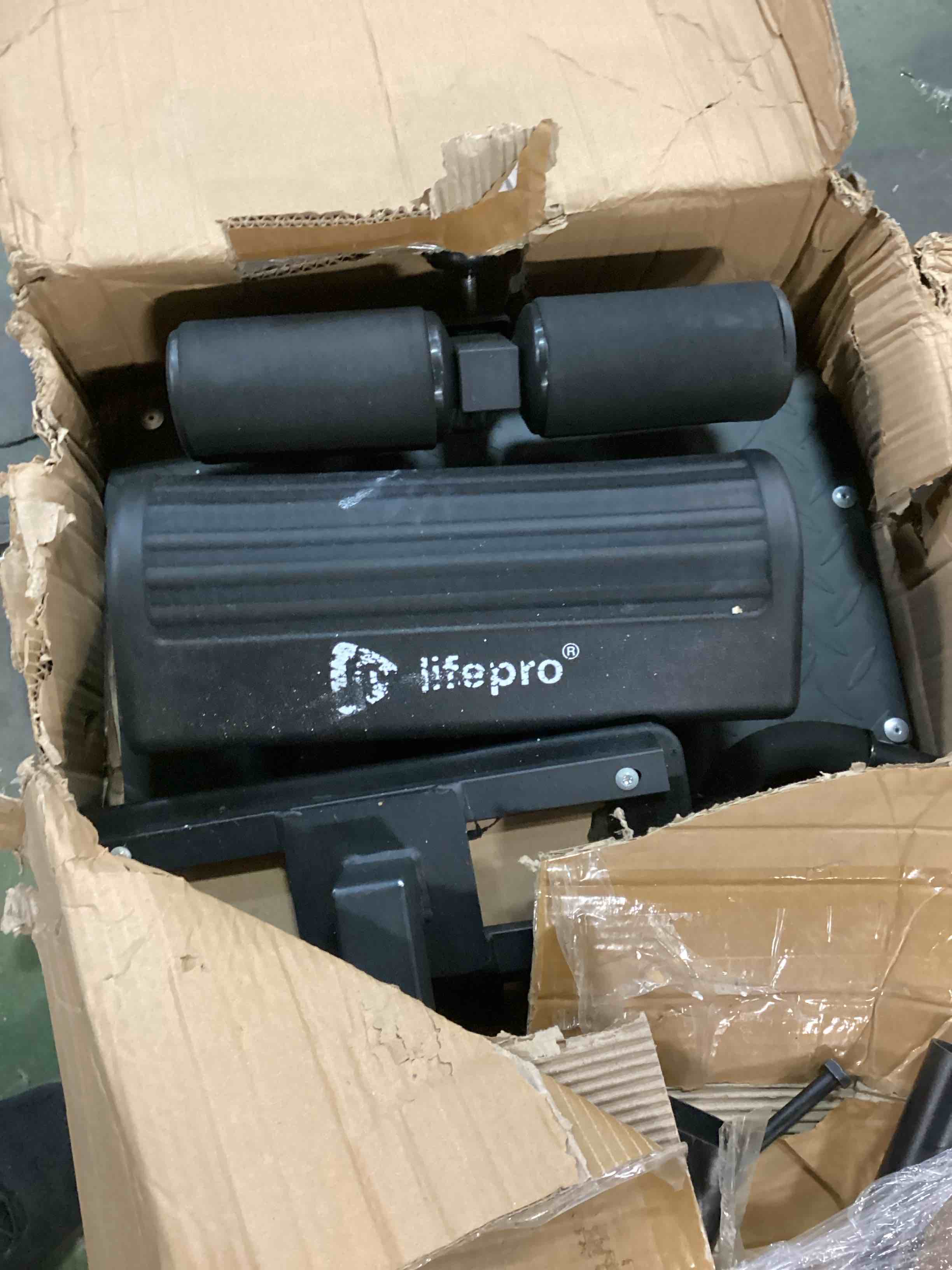 Condition photo showing As Is for lifepro gluteblast hip thrust machine - premium squat & glute machine workout equipment for at home gym with resistance bands - multipurpose glute bench targets glutes, hips & thighs
