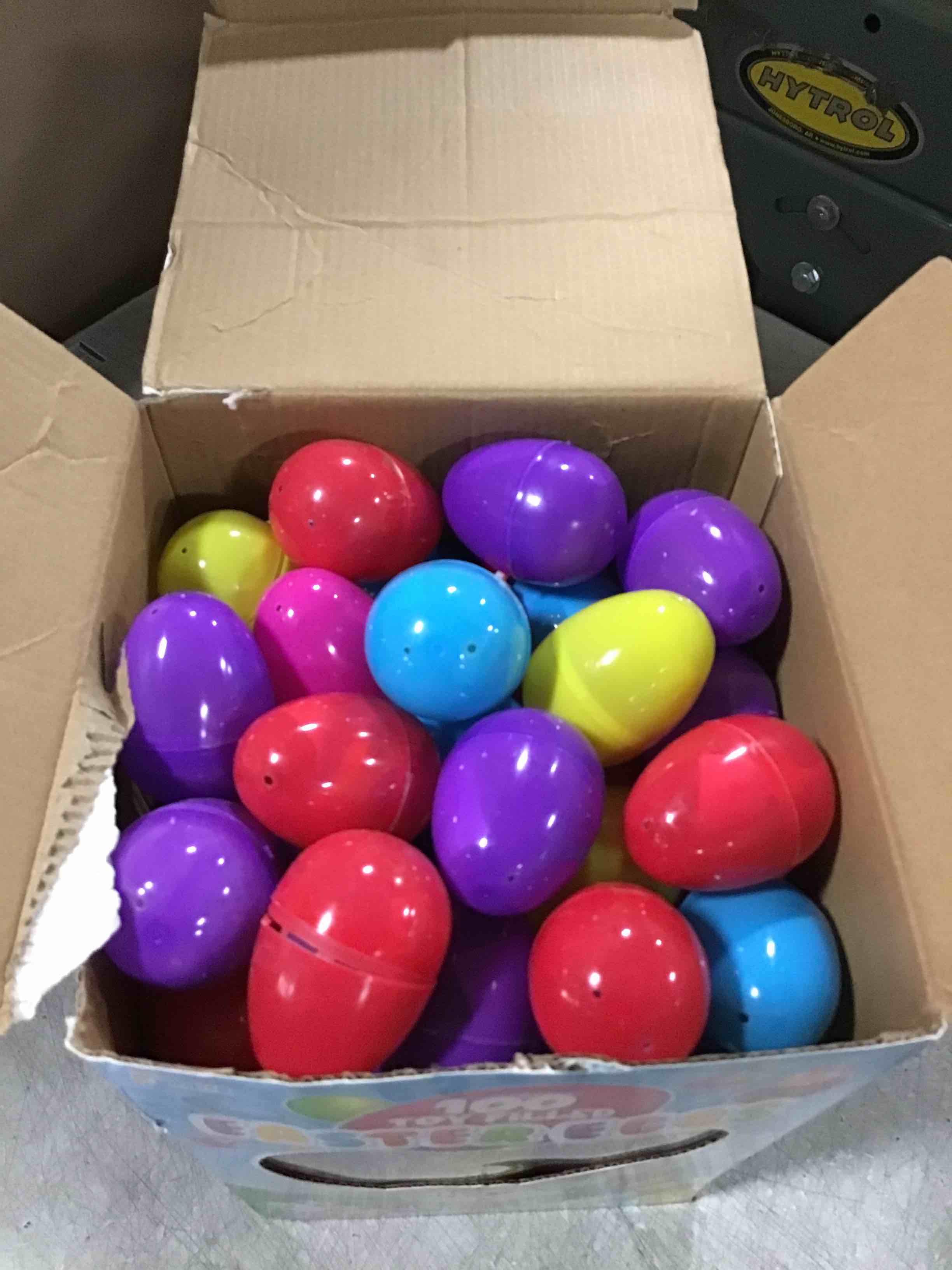 100Pcs Easter Eggs with Toys Inside I Prefilled Easter Eggs Includes