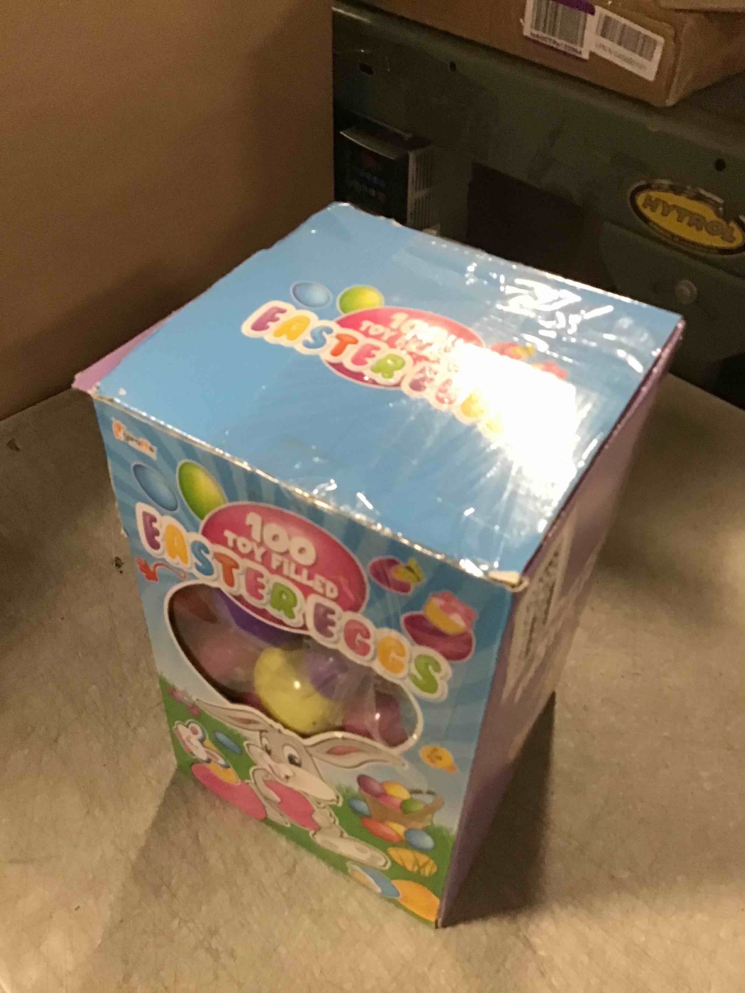 100Pcs Easter Eggs with Toys Inside I Prefilled Easter Eggs Includes