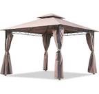 PCPergola 10FT*13FT 1/3 color grey size 82.28x11.81x8.66