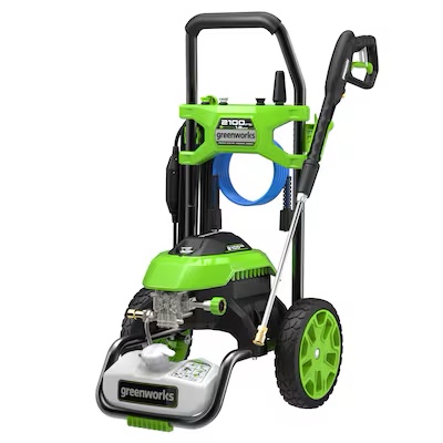 Greenworks 2100 PSI 1.2-GPM Cold Water Electric Pressure Washer with 4 Spray Tips
