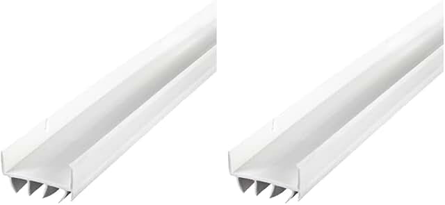 M-D Building Products 06528 36-Inch U-Shape White Vinyl Screw-On Under Door Seal