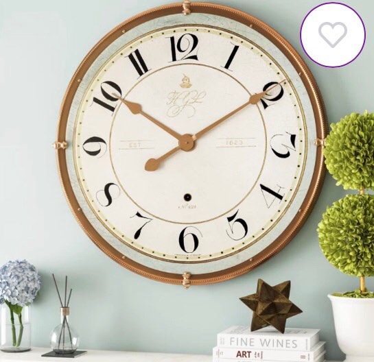 Oversized Vernice 31.5" Wall Clock