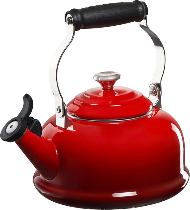 le creuset 1.7 Qt. Enamel on Steel Whistling Tea Kettle