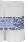 Mikasa Wavy Top LED Unscented Wax Flickering LED Pillar Candles