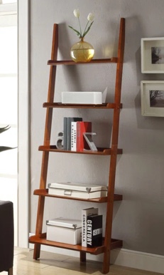 Corwen 72.75" H x 25" W Ladder Bookcase