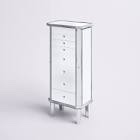 Caila Free Standing Jewelry Armoire with Mirror