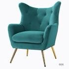 Avianna 29.25" Wide Tufted Polyester Wingback Chair