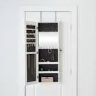 Over The Door Jewelry Armoire with Mirror