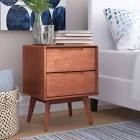 Ormond 2 - Drawer Solid Wood Nightstand cherry colour